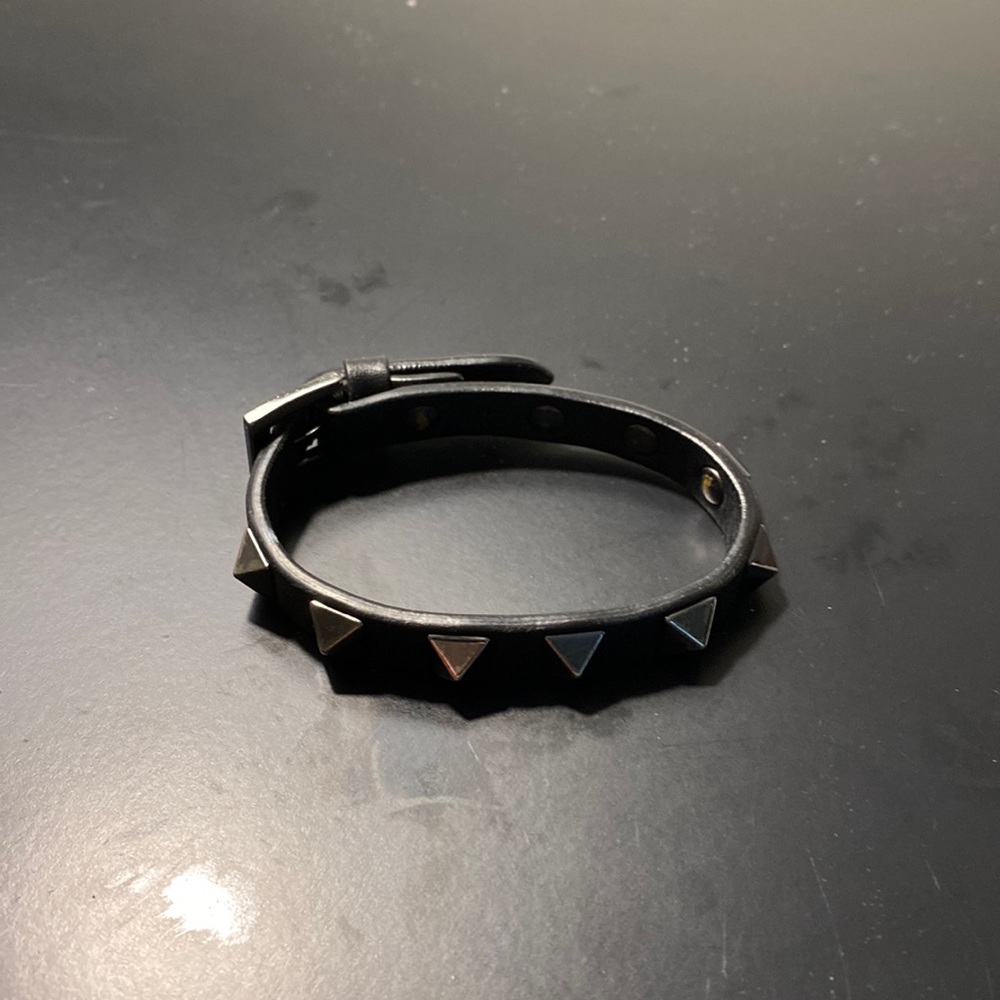 Valentino Rockstud Bracelet Black